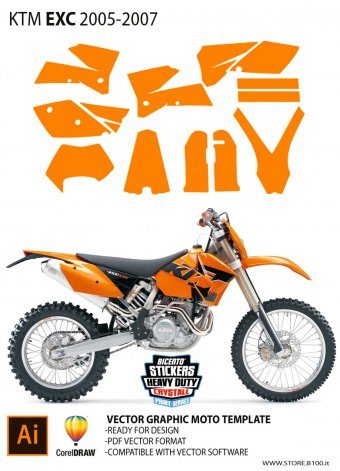 Dima moto KTM EXC 2005-2007